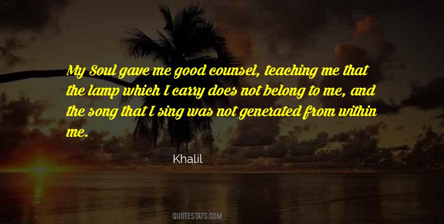 Quotes About Good Counsel #1233114