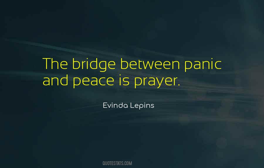 Peace Bridge Quotes #436626
