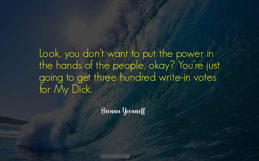 Power Look Quotes #87905