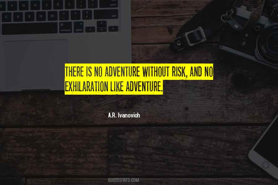Adventure Risk Quotes #1048824