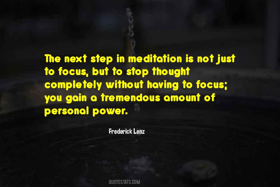 The Power Of Focus Quotes #532819