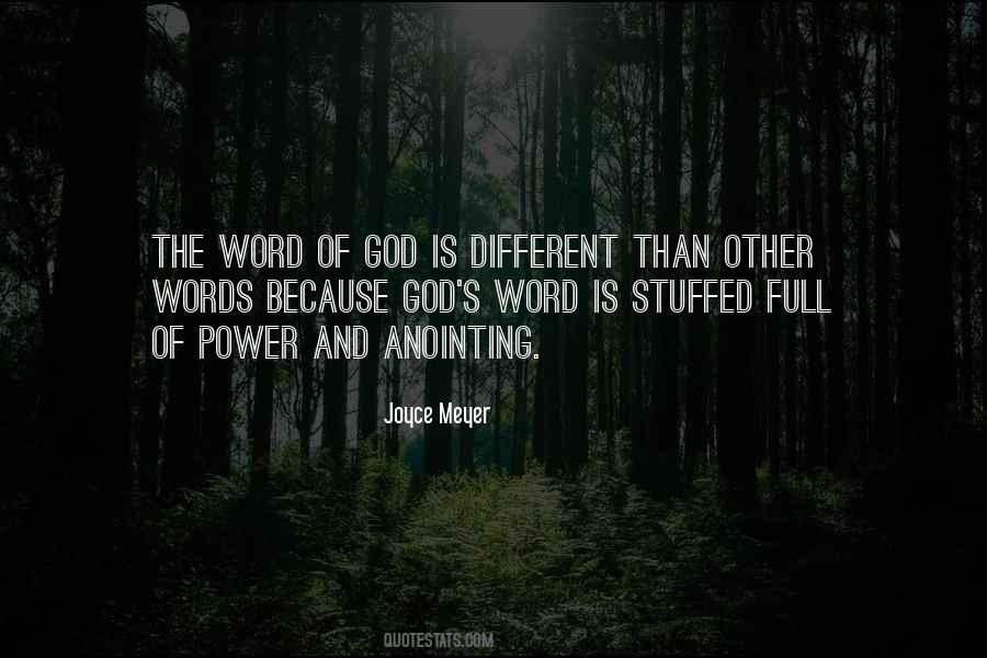 Power Of The Word Of God Quotes #1082019