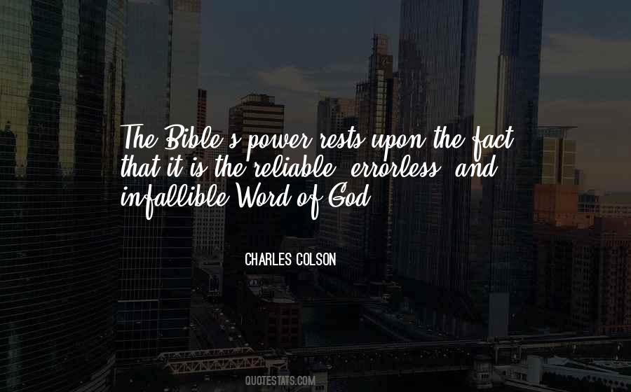 Power Of The Word Of God Quotes #145543