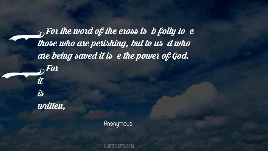 Power Of The Word Of God Quotes #1573625