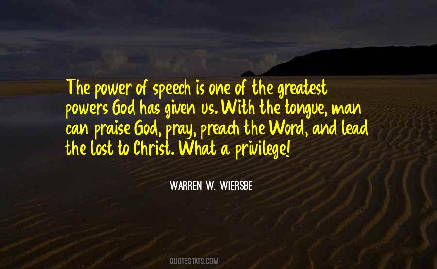 Power Of The Word Of God Quotes #542060