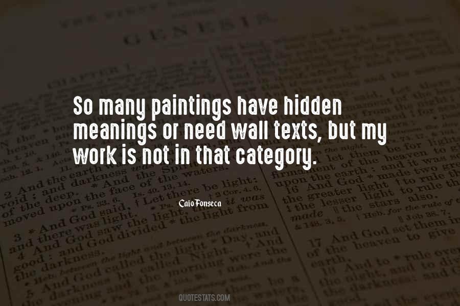 Hidden Meanings In Quotes #1091263
