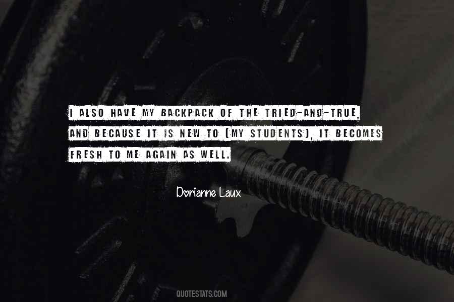 Me And My Backpack Quotes #1335097