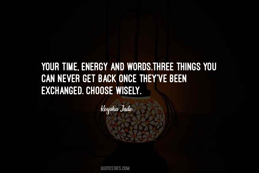 You Can Never Get Back Time Quotes #213459