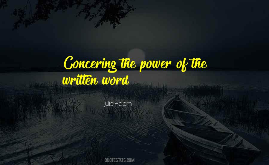 Power Word Quotes #438989