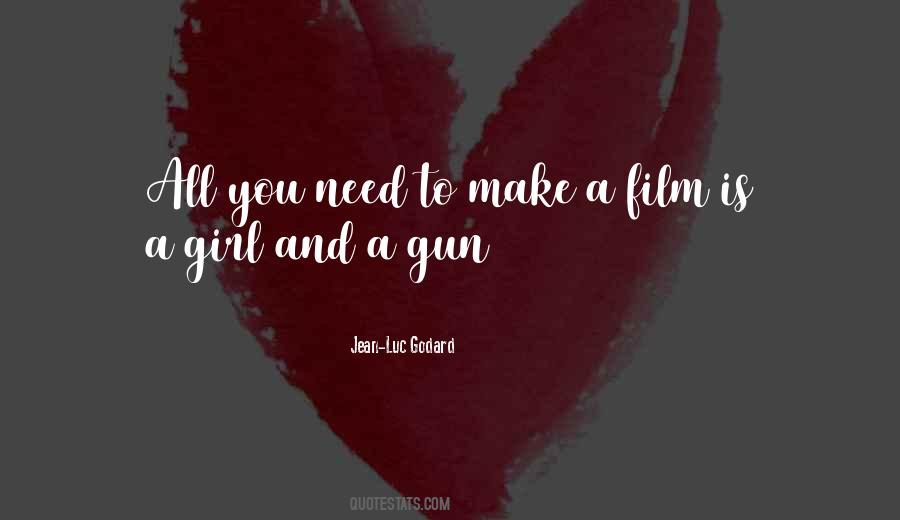 Girl Gun Quotes #1341933