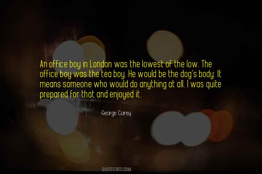 Tea Boy Quotes #276946