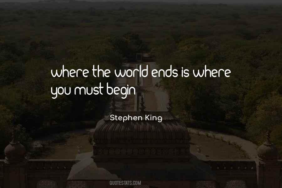 Where The World Ends Quotes #1334216
