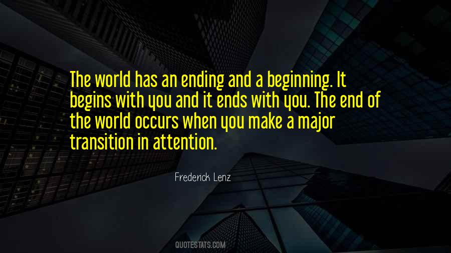 Where The World Ends Quotes #366043