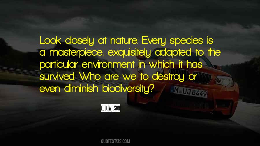 Quotes About Environment Biodiversity #1335517