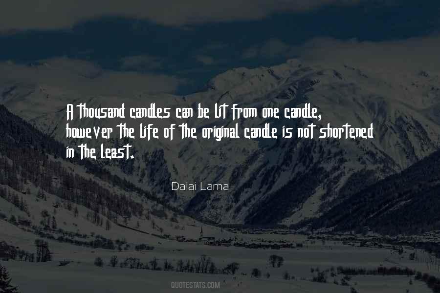 One Candle Quotes #1821416