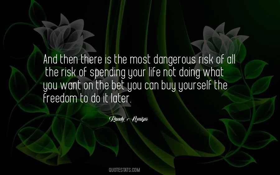 Freedom Is Dangerous Quotes #964980