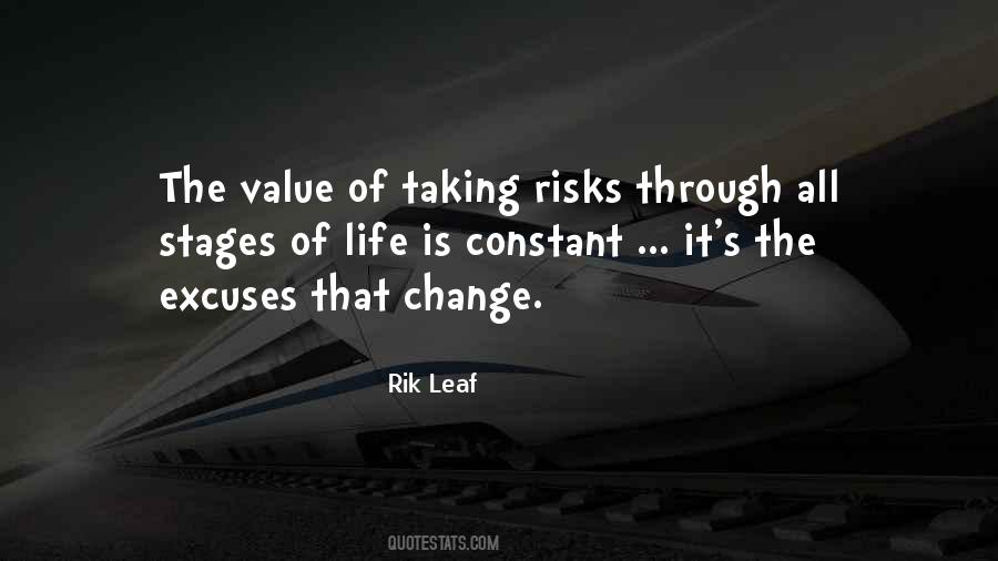 Quotes About Value Of Risk #651771