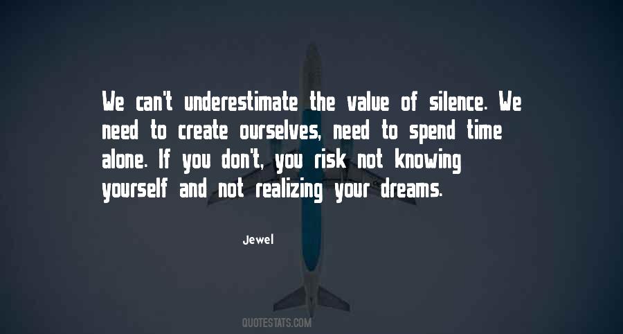 Quotes About Value Of Risk #713009