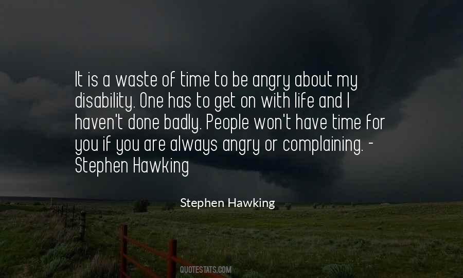 Stephen Hawking Time Quotes #1789113