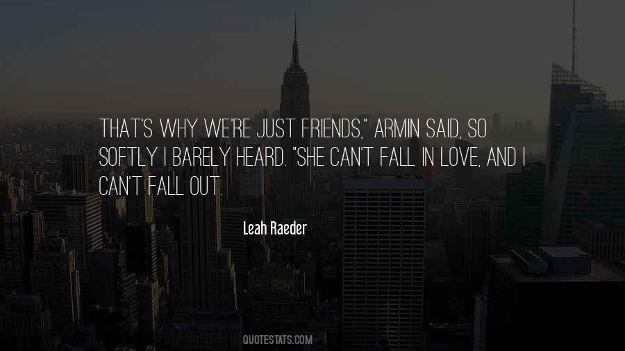 Friends Fall In Love Quotes #110231