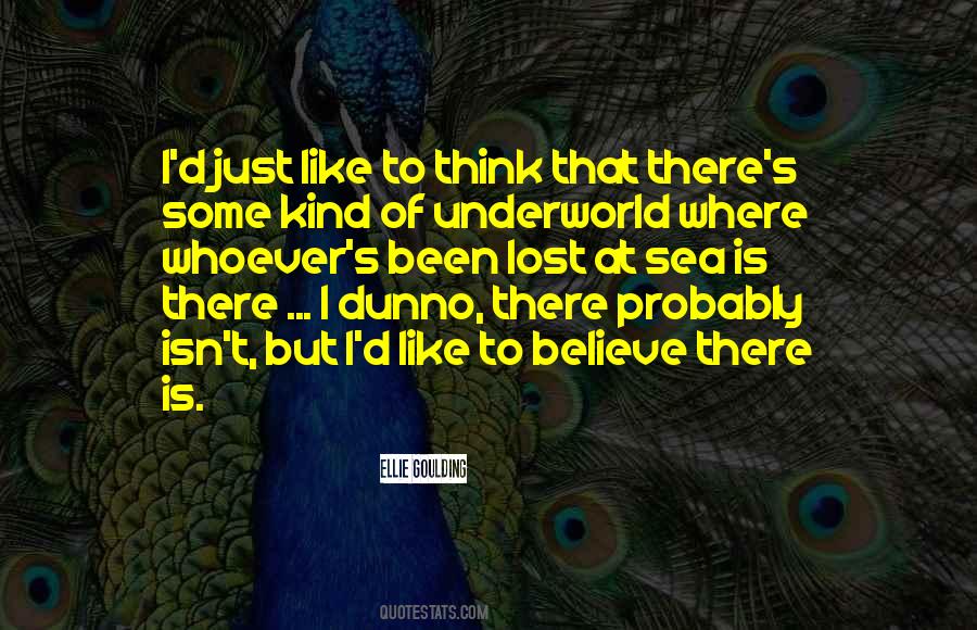 Lost Sea Quotes #1579703