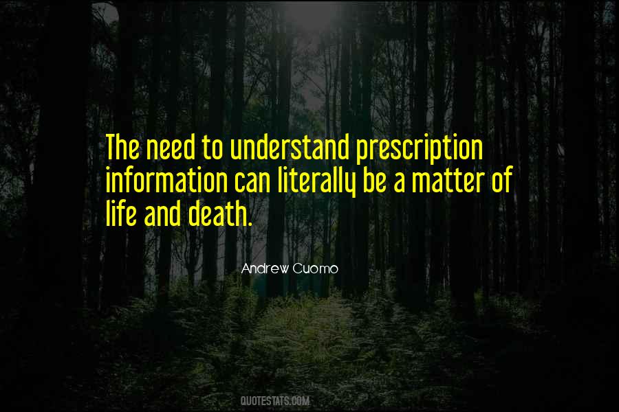 A Matter Of Life And Death Quotes #12641