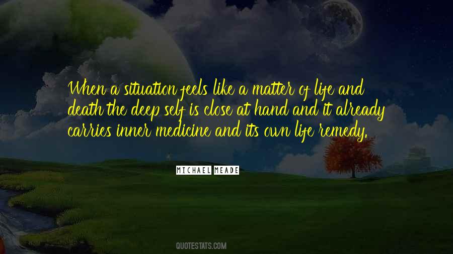 A Matter Of Life And Death Quotes #1277455