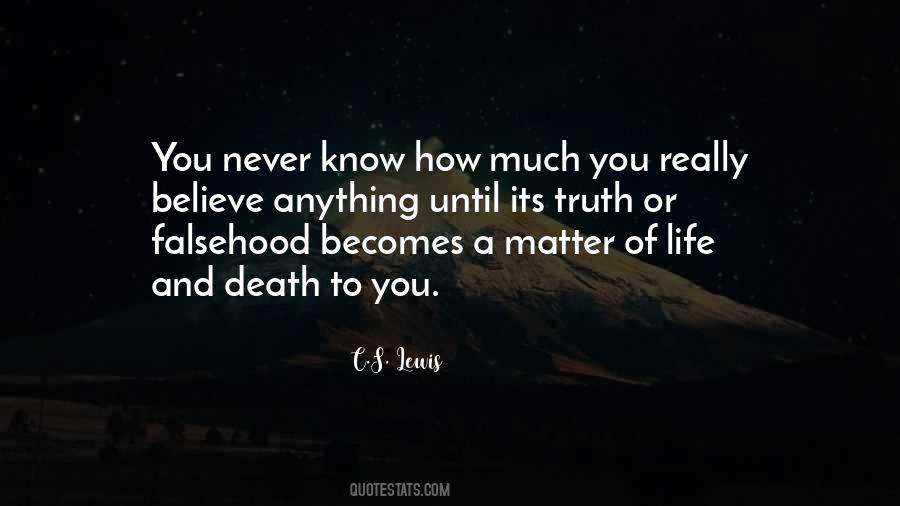 A Matter Of Life And Death Quotes #415436