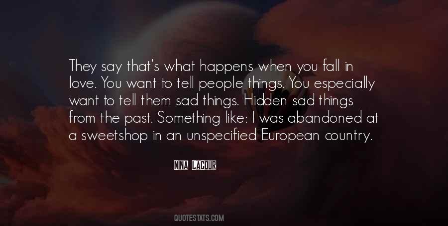 Sad I Love You Quotes #446284