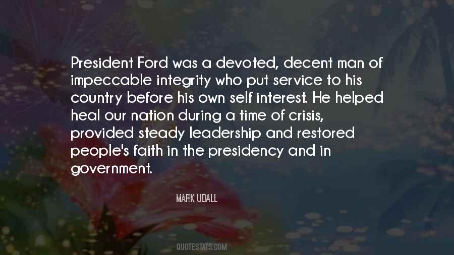 Leadership In A Crisis Quotes #840598