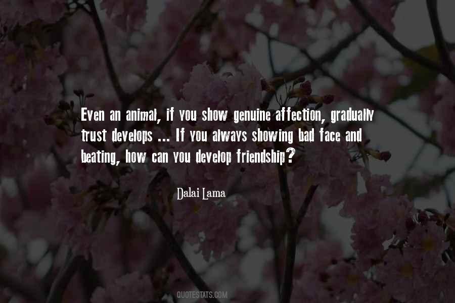 Genuine Affection Quotes #892593