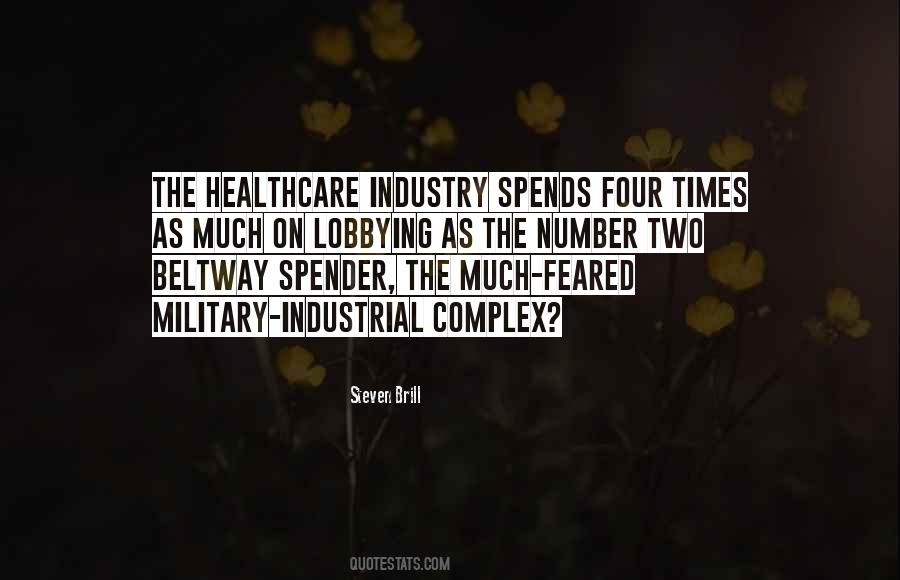 Healthcare Industry Quotes #938666