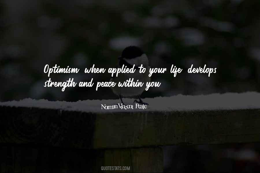 Strength Peace Quotes #34581