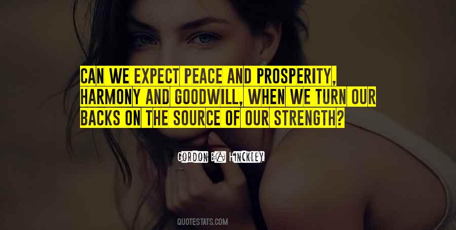 Strength Peace Quotes #451112