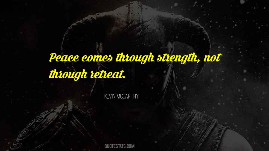Strength Peace Quotes #627382