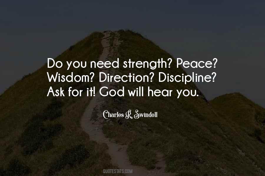 Strength Peace Quotes #907757