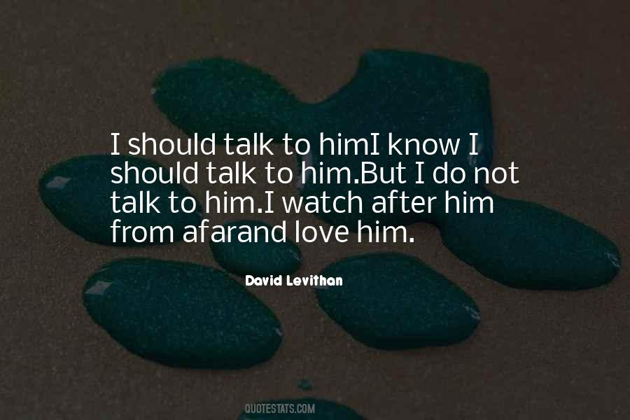 Love Talk Quotes #450425