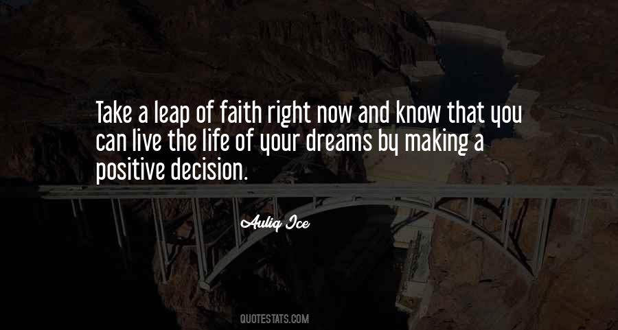 Take That Leap Of Faith Quotes #1419090