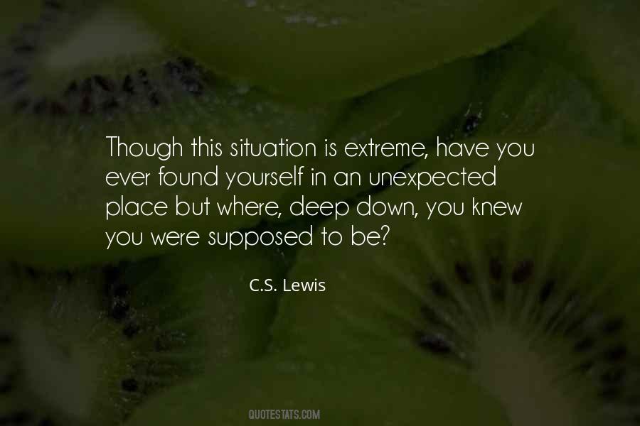 Unexpected Deep Quotes #185898