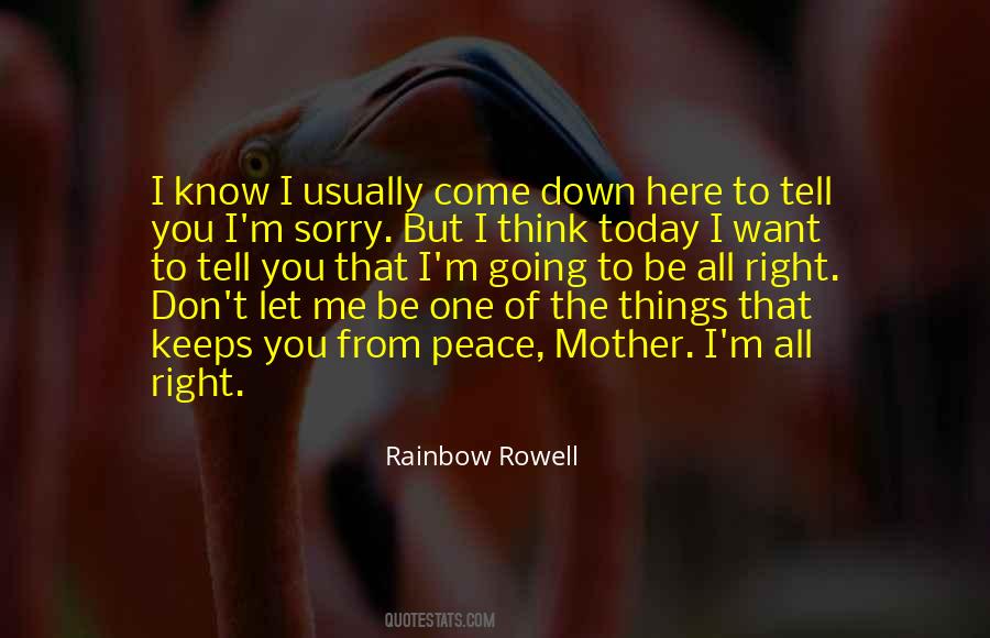 Want To Let You Know Quotes #817188