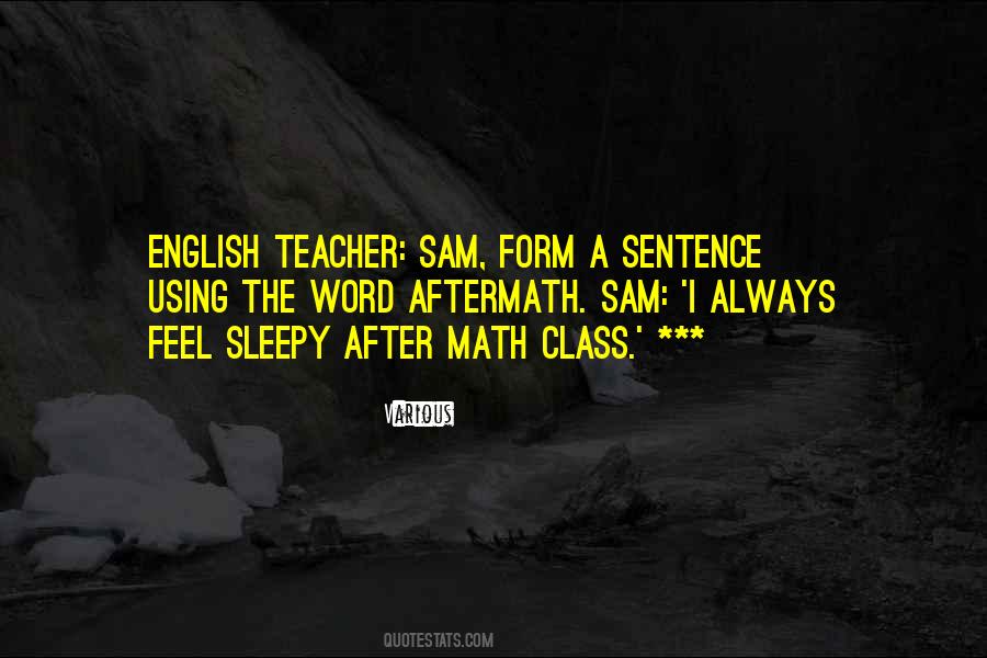 English Sentence Quotes #1803192