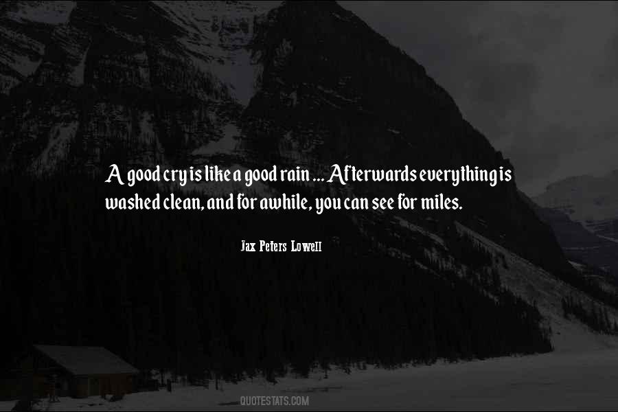 Good Cry Quotes #424829