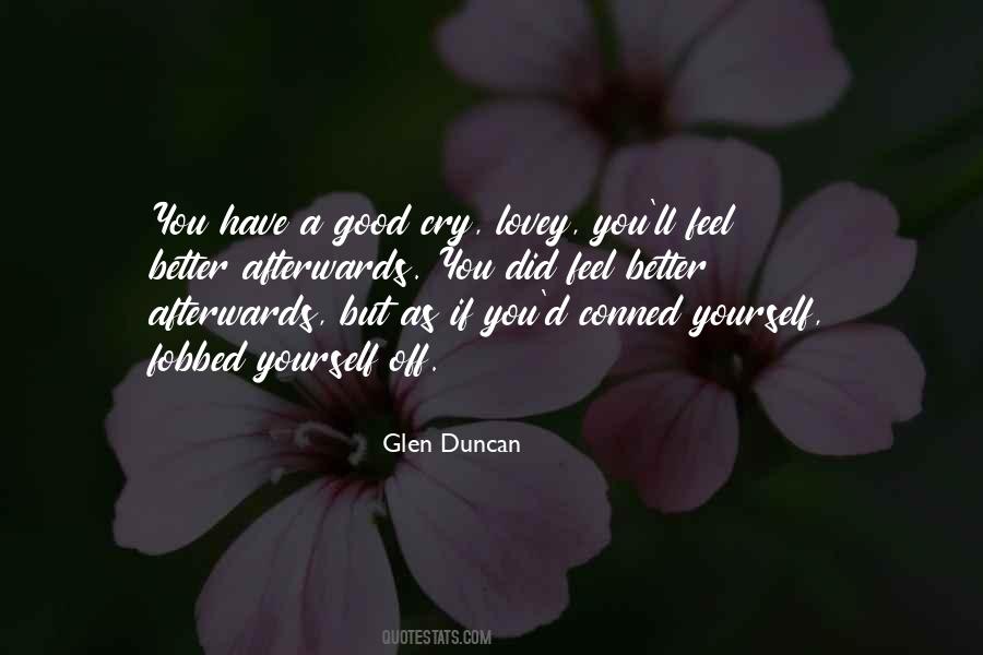 Good Cry Quotes #951311