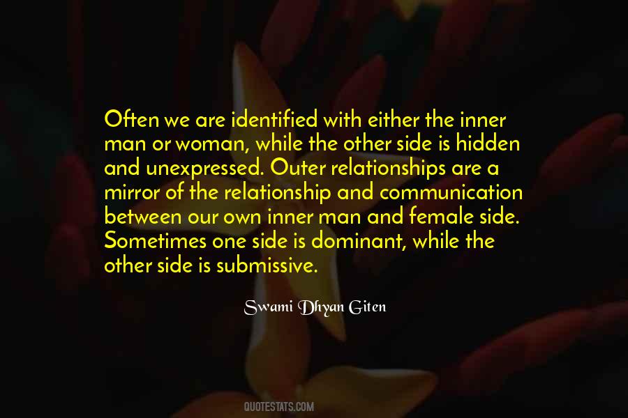 One Man One Woman Quotes #1064847