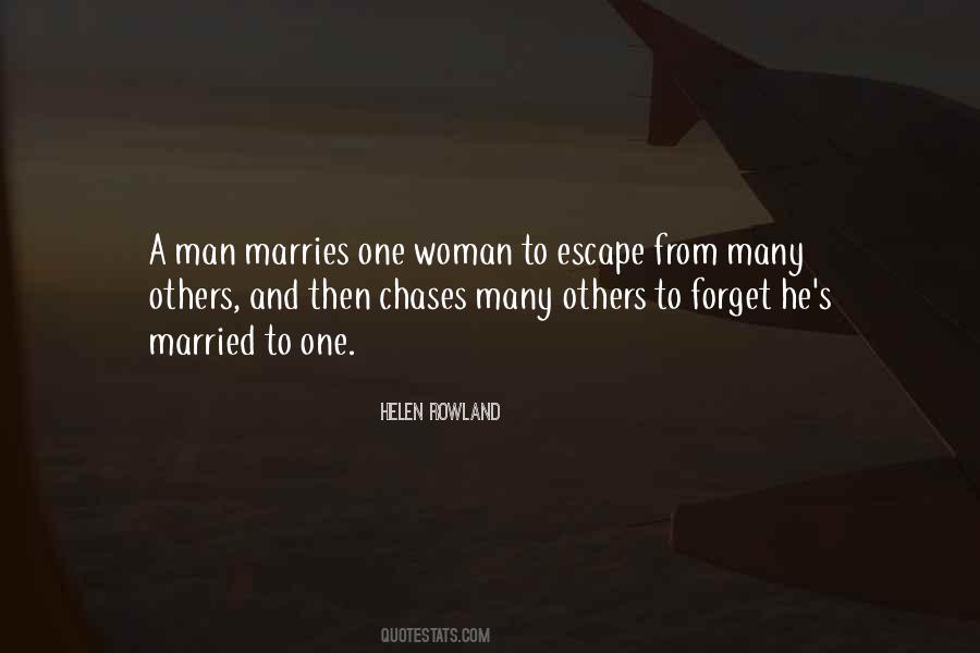 One Man One Woman Quotes #186298