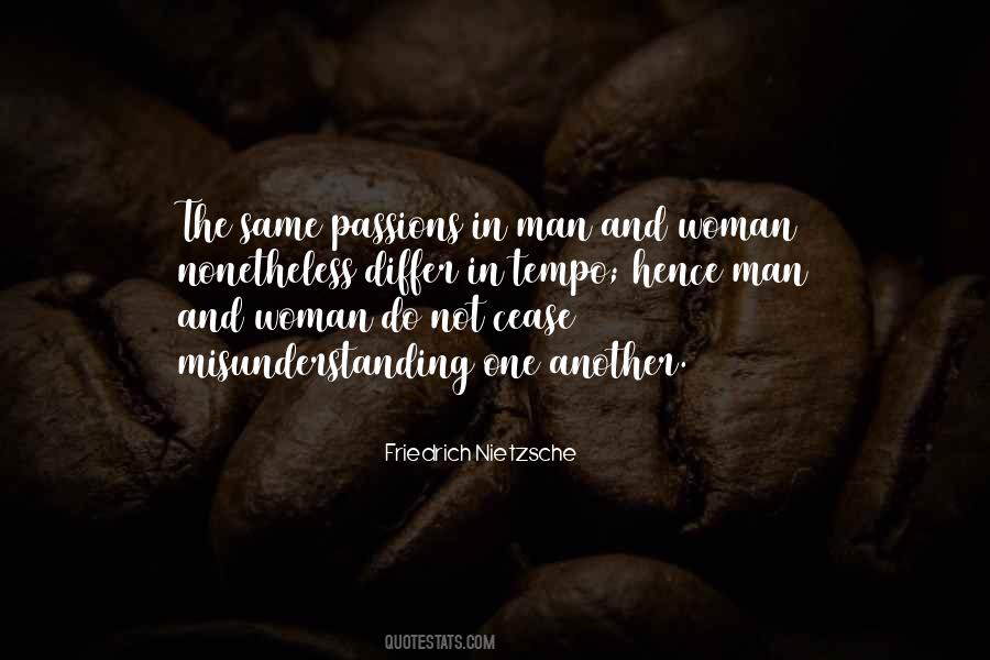 One Man One Woman Quotes #594166