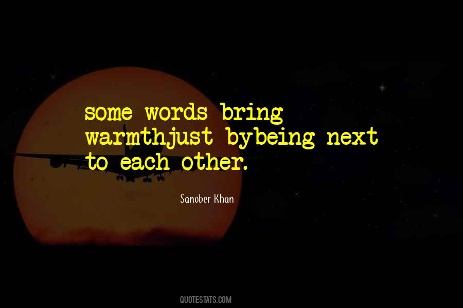 Warm Comfort Quotes #1308776