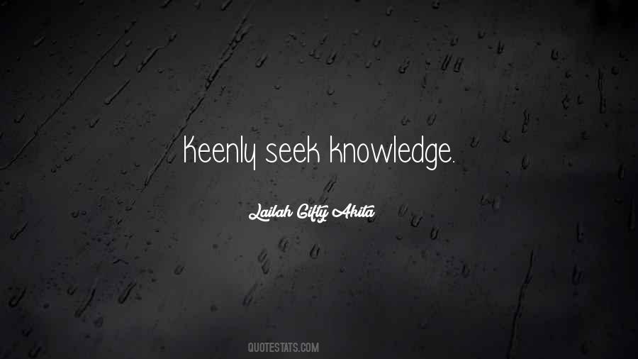 Seek Education Quotes #783488