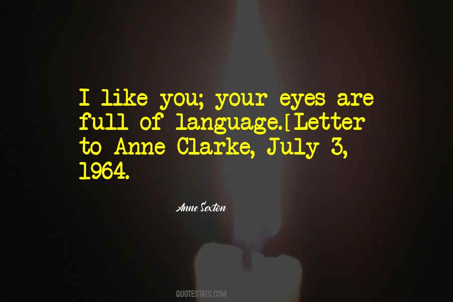 Language Of Eyes Quotes #483277