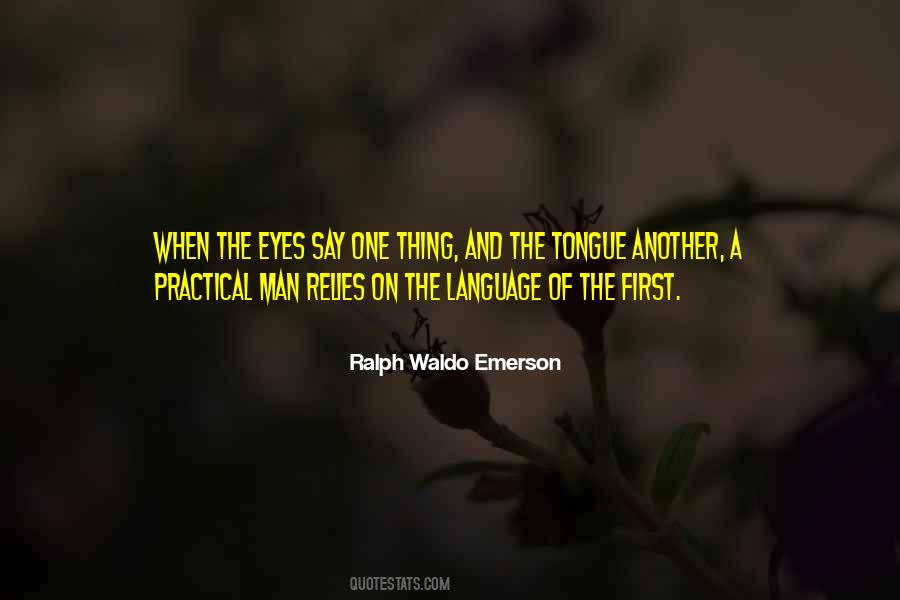 Language Of Eyes Quotes #762149